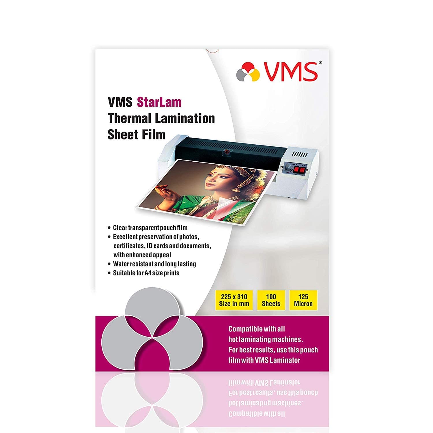 VMS Starlam Thermal Lamination Sheet Film